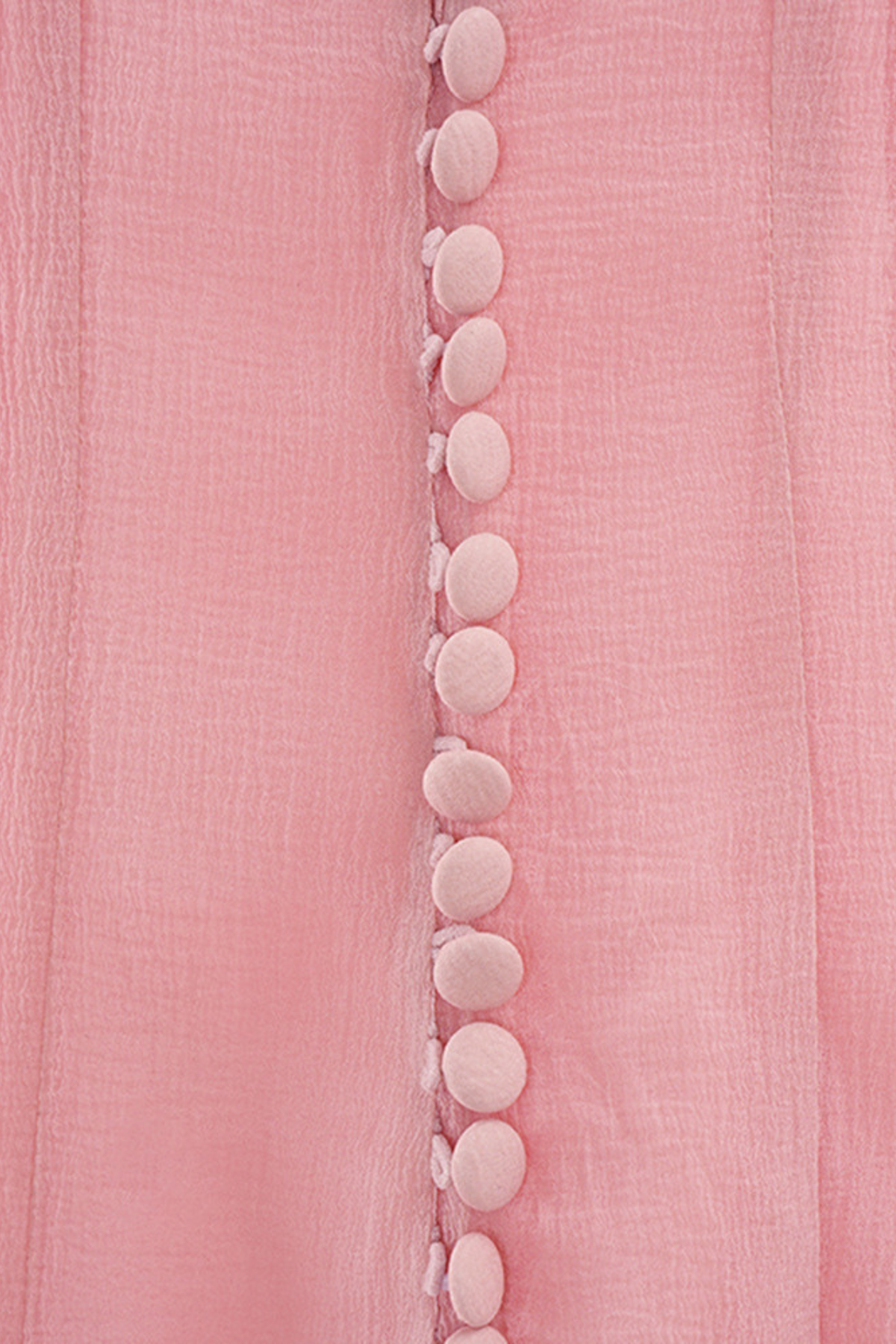 McCarthy File Rüschen-Midikleid Rosa