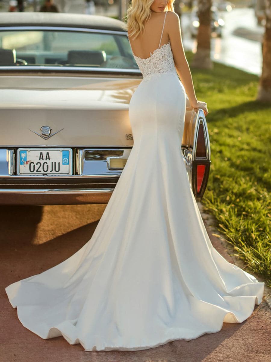 Dasha Mermaid Satin Maxi Dress