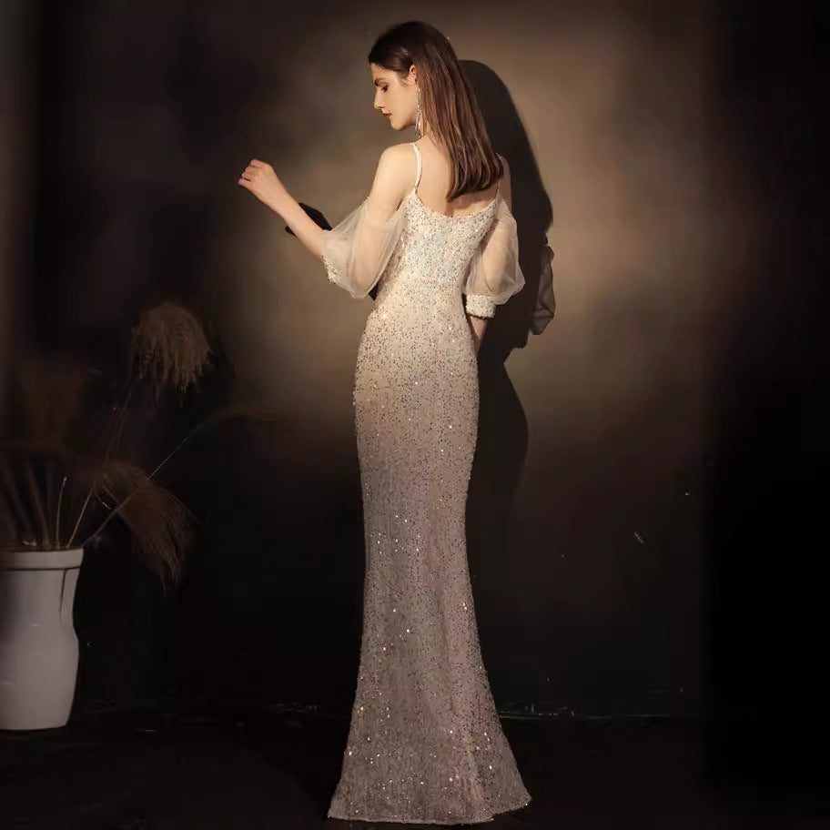 Eulalia Puff Sleeve Maxi Dress
