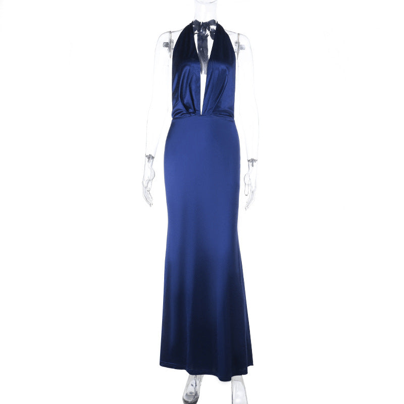 Rhea Maxi Satin Maxikleid