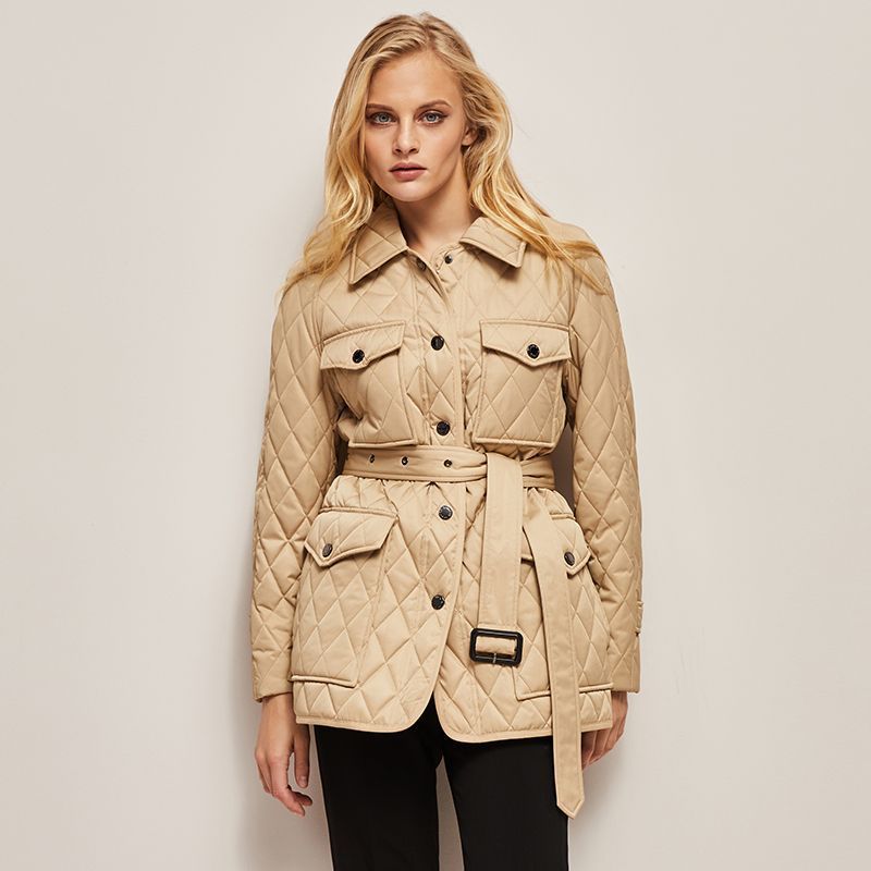 Midnight Luxe Quilted Jacket Coat