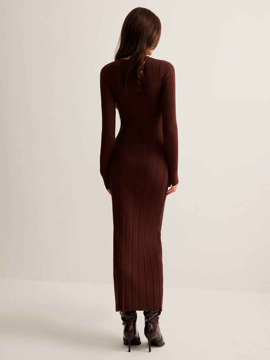 Masey Strick-Midikleid