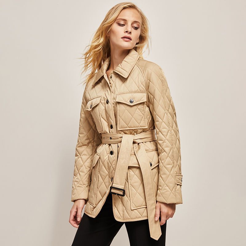 Midnight Luxe Quilted Jacket Coat