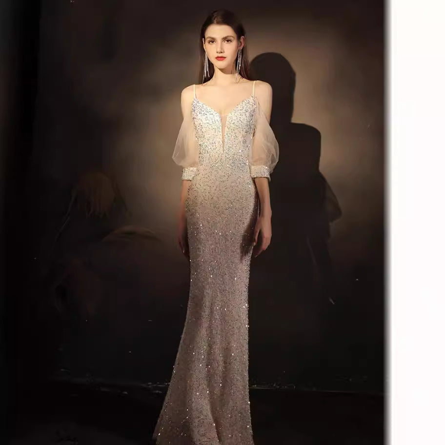 Eulalia Puff Sleeve Maxi Dress