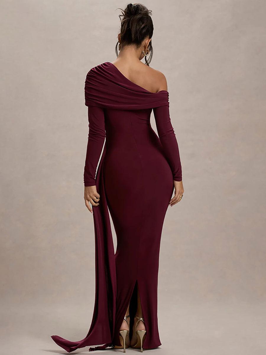 Maxikleid mit Schlitz