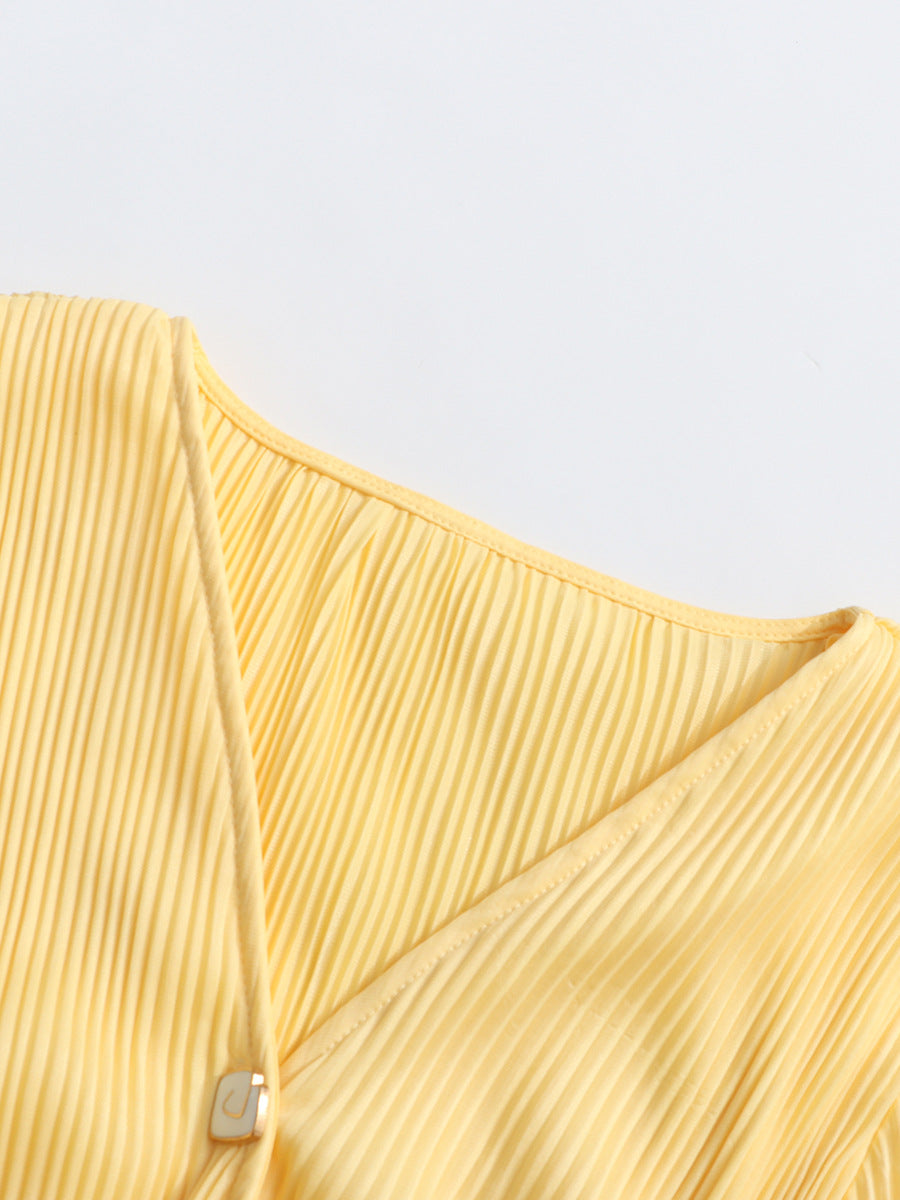 Bluse mit Falten