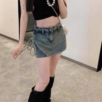 A Kesim Mini Kot Etek