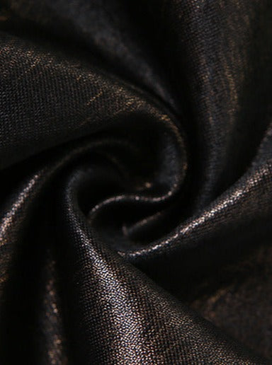 Strapless Pearlescent Crop Blouse