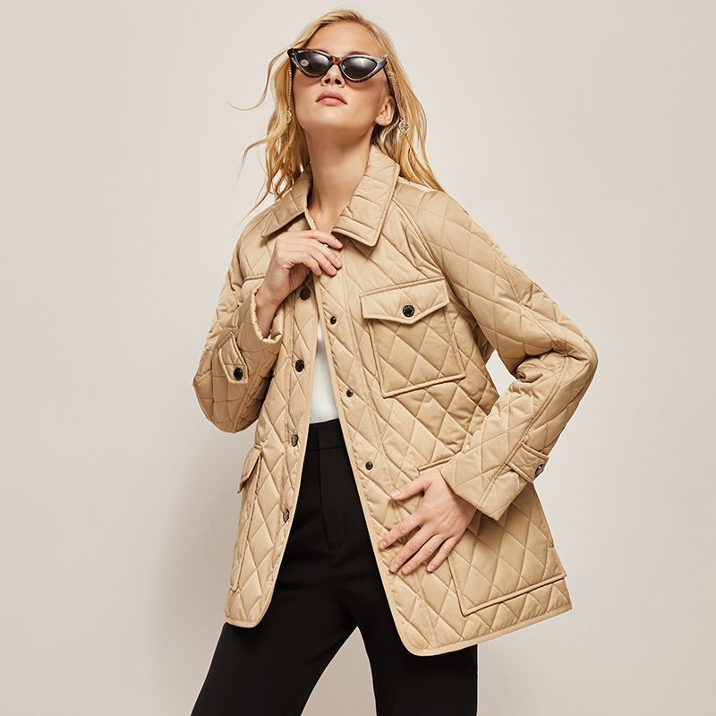 Midnight Luxe Quilted Jacket Coat