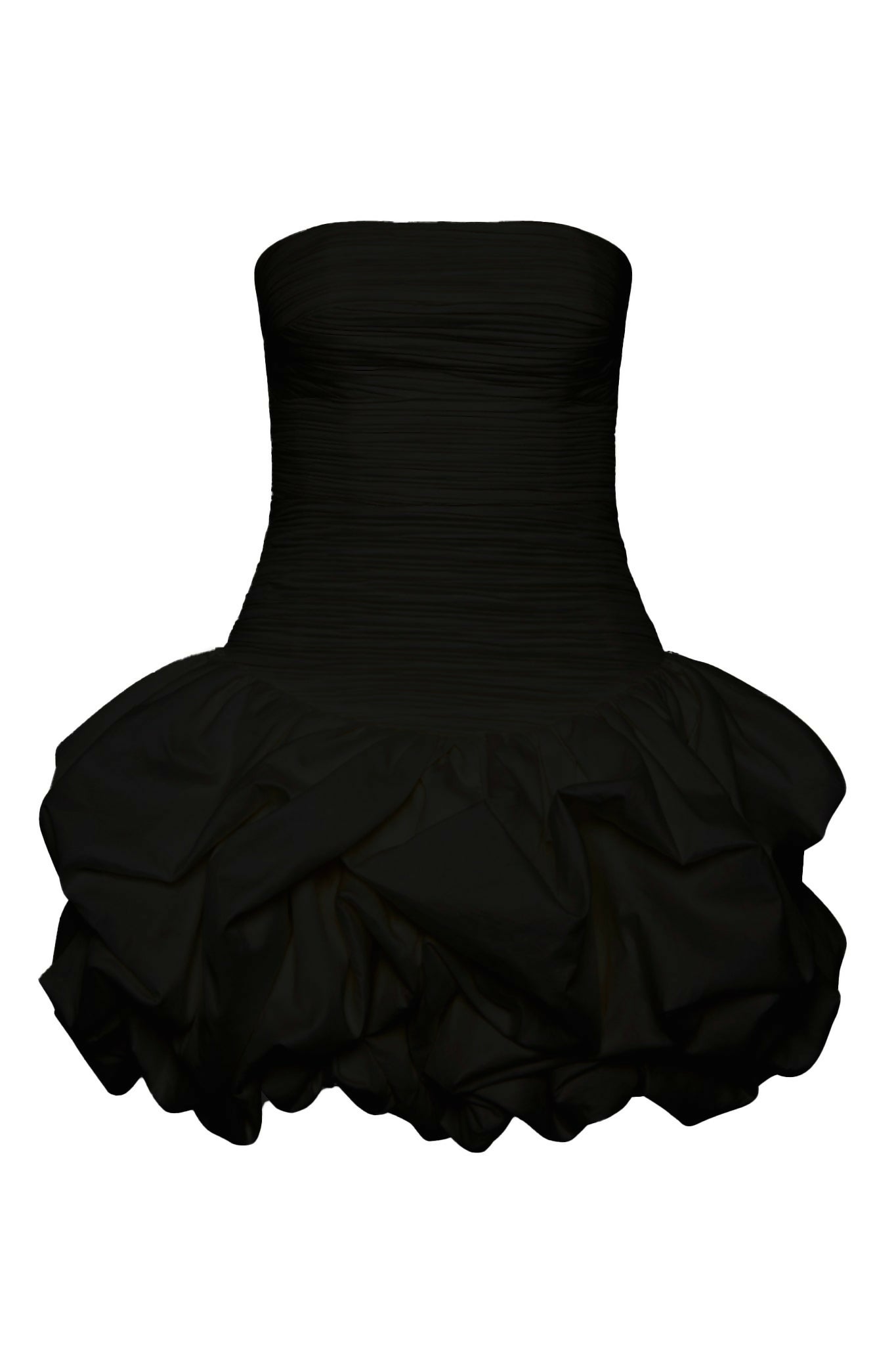 Amerigo Ruch trägerloses Minikleid - Schwarz