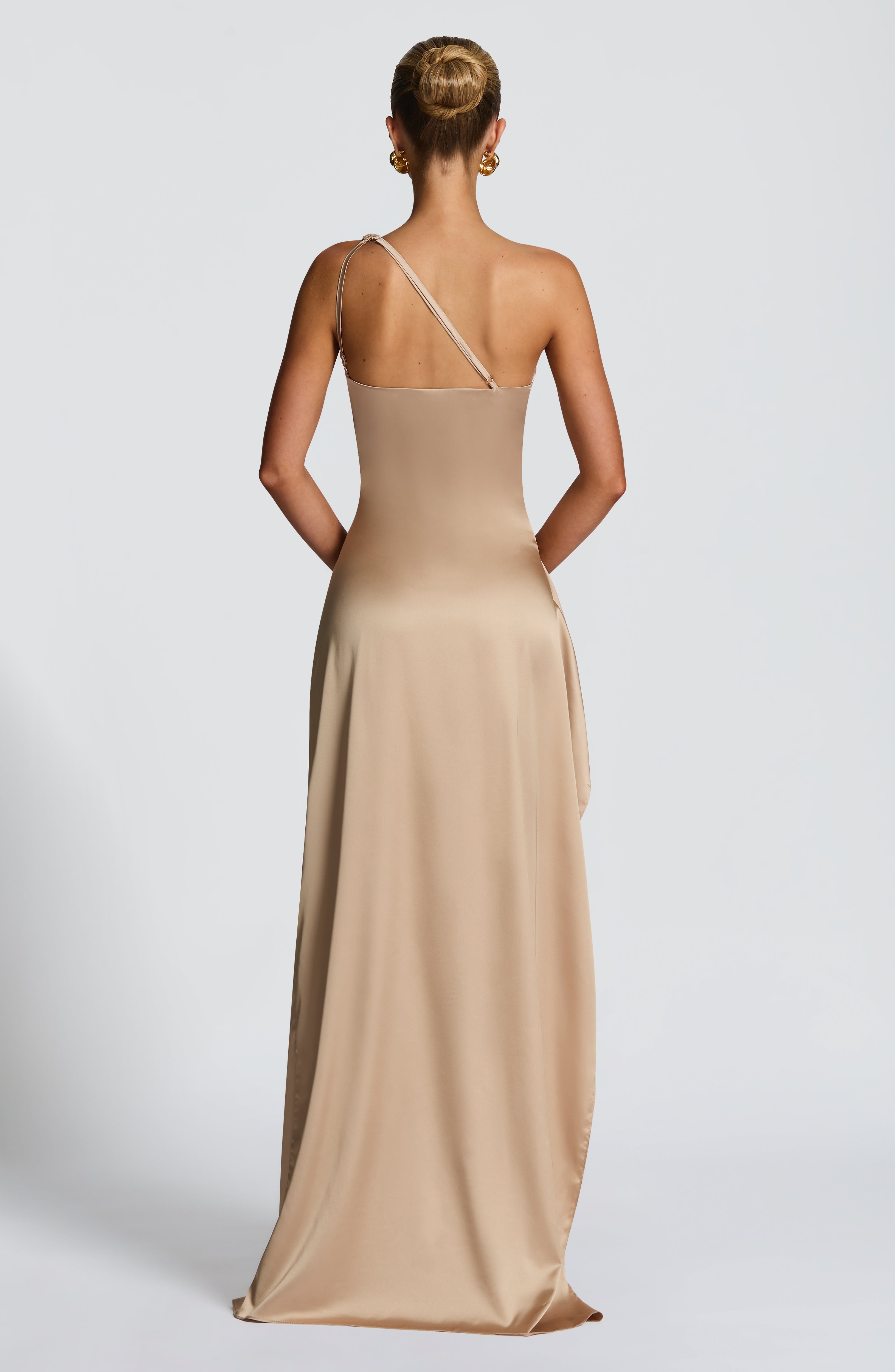 Ariel Maxi Elbise - Bej