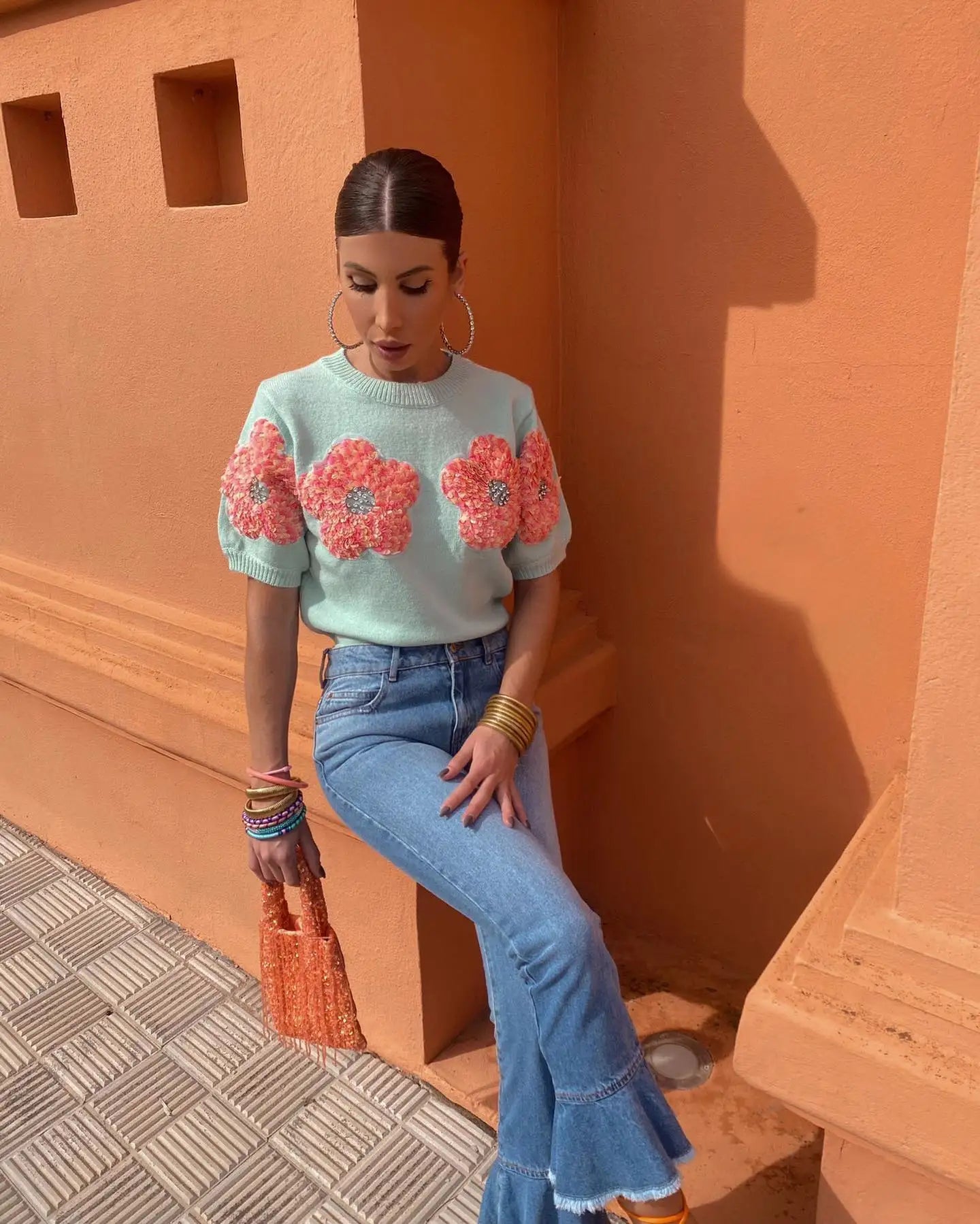 Quinby Knitted Blouse