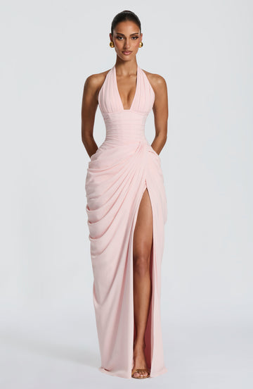 Minette Maxi Elbise - Pembe