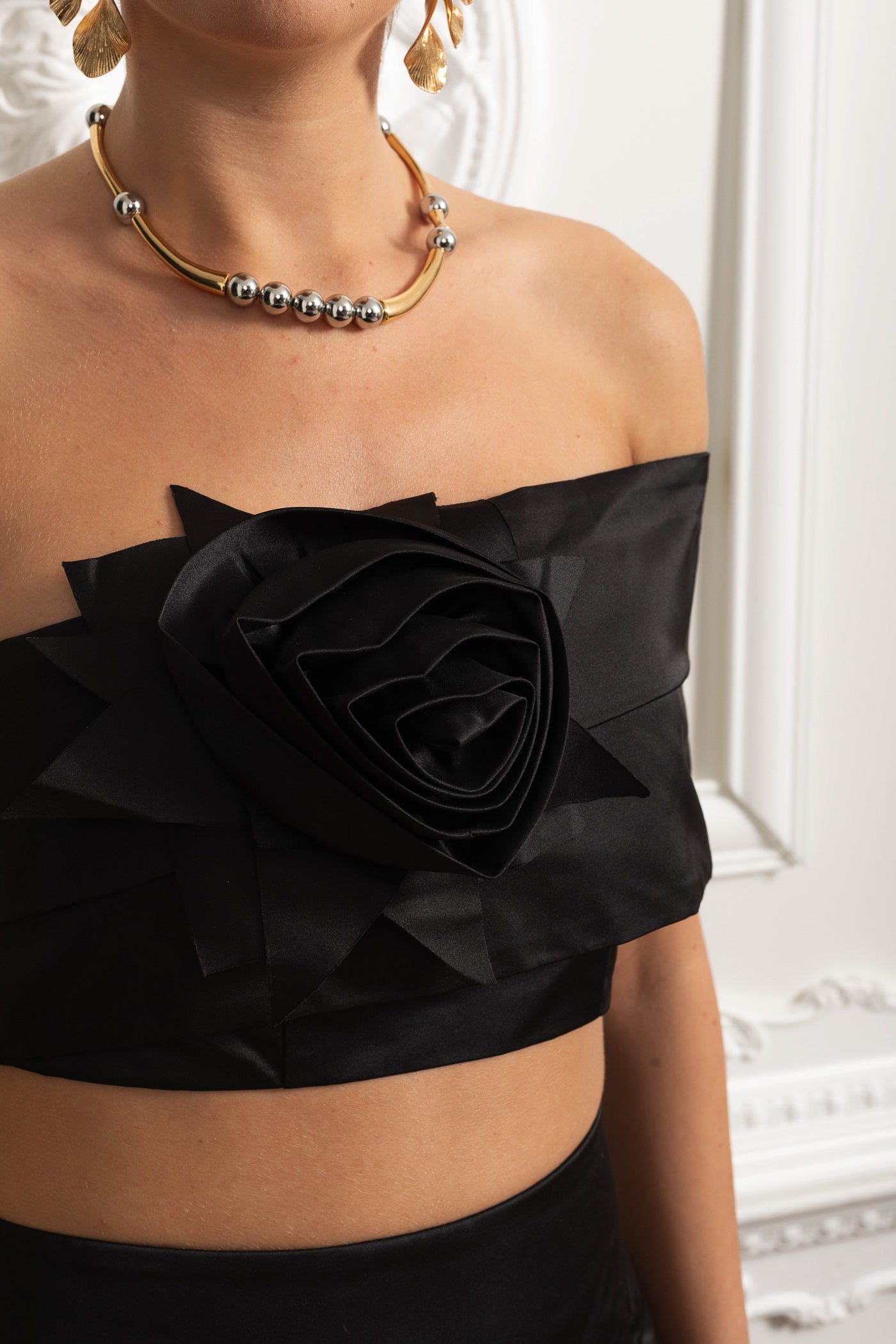 Satin 3D Badge Set - Black