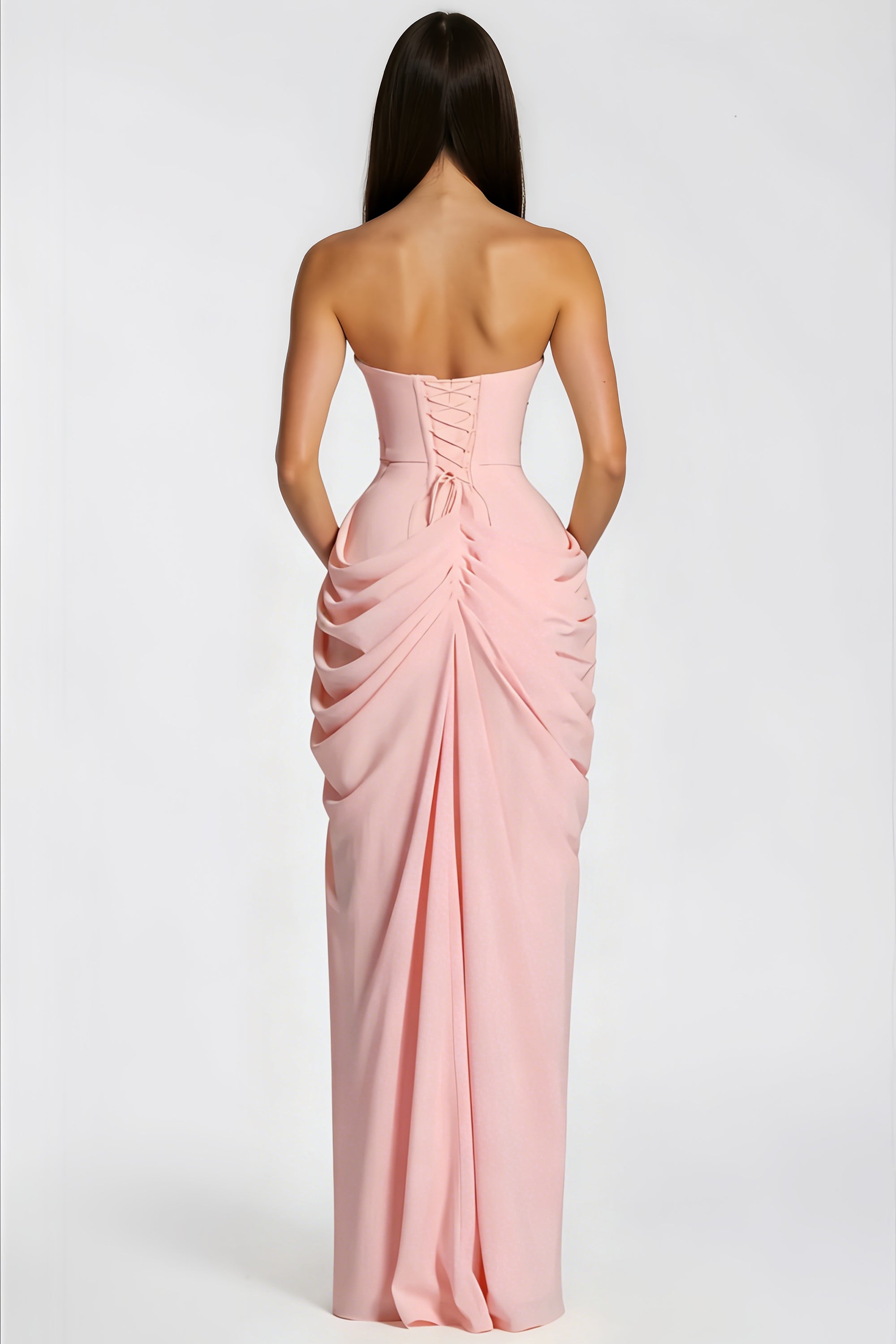 Cyra Maxi Elbise - Pembe
