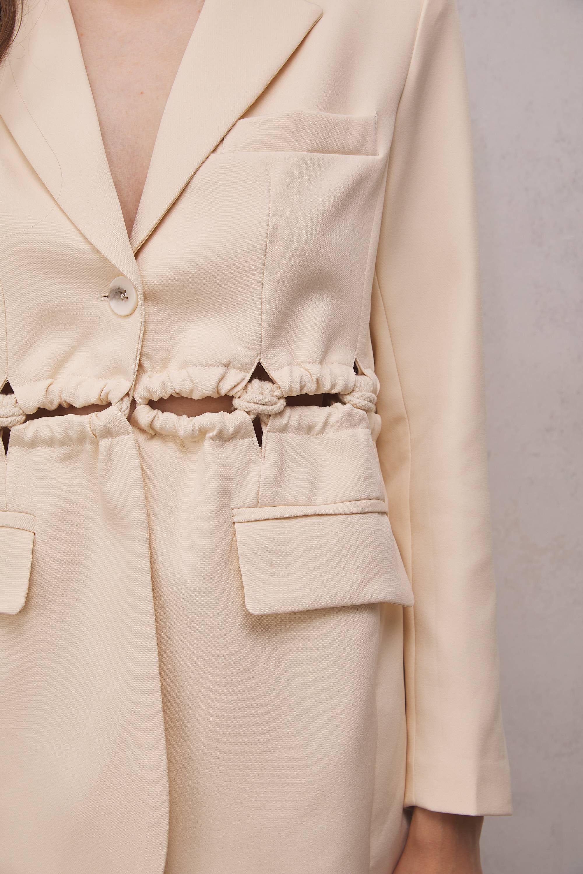 Salem Blazer mit Seildetails und Cut-outs