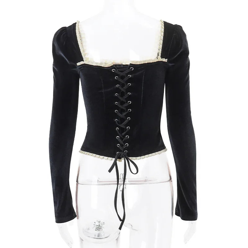 French Model Corset Blouse