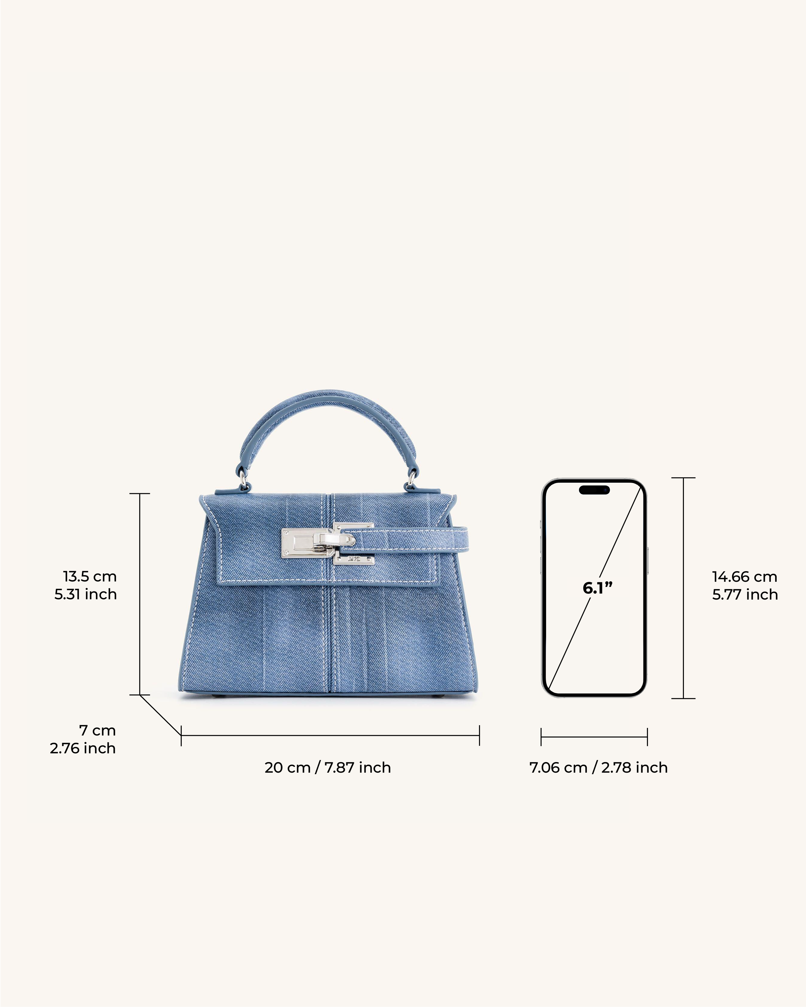 Elise Henkeltasche – Blau