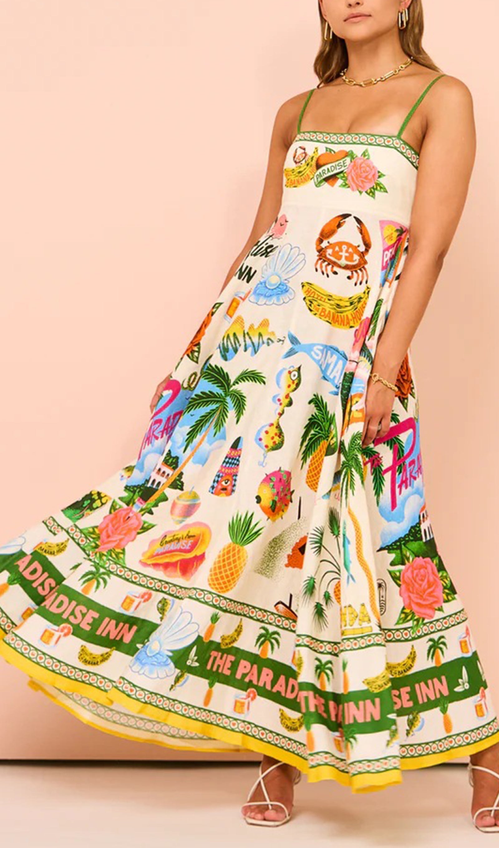 Floral Sexy Maxi Slip Dress
