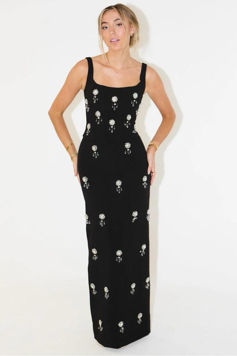 Ultımate Muse Kristal Maxi Etekli Abiye Takım