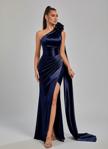 Maira Drapiertes Maxikleid 
