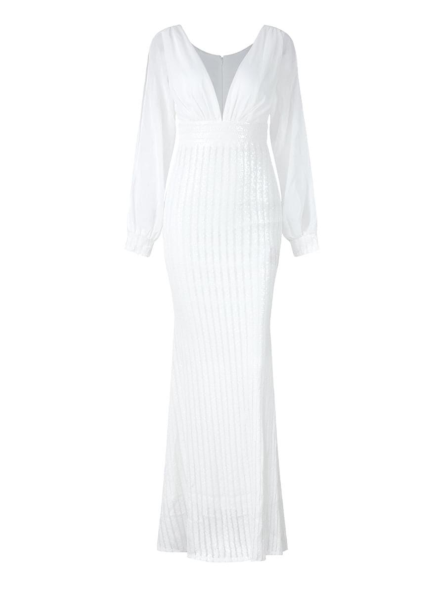 Elen Meerjungfrauen-Maxikleid