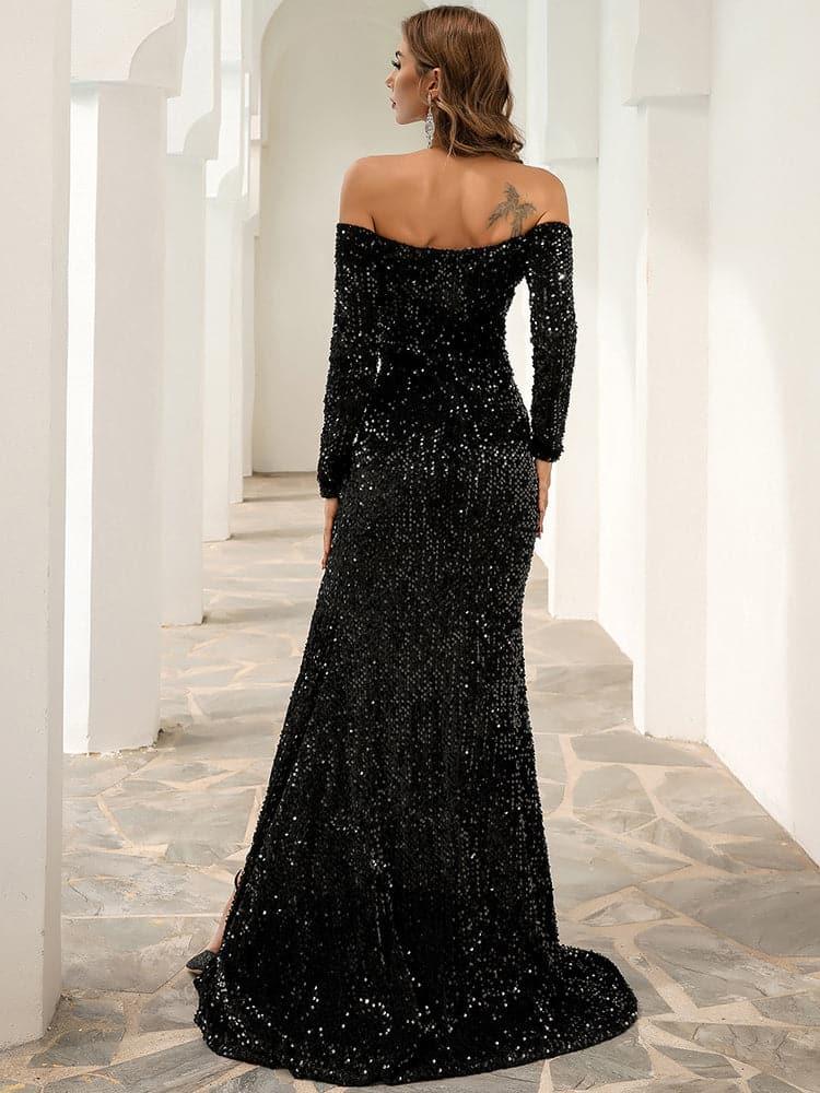 Astraea Maxikleid mit Schlitz