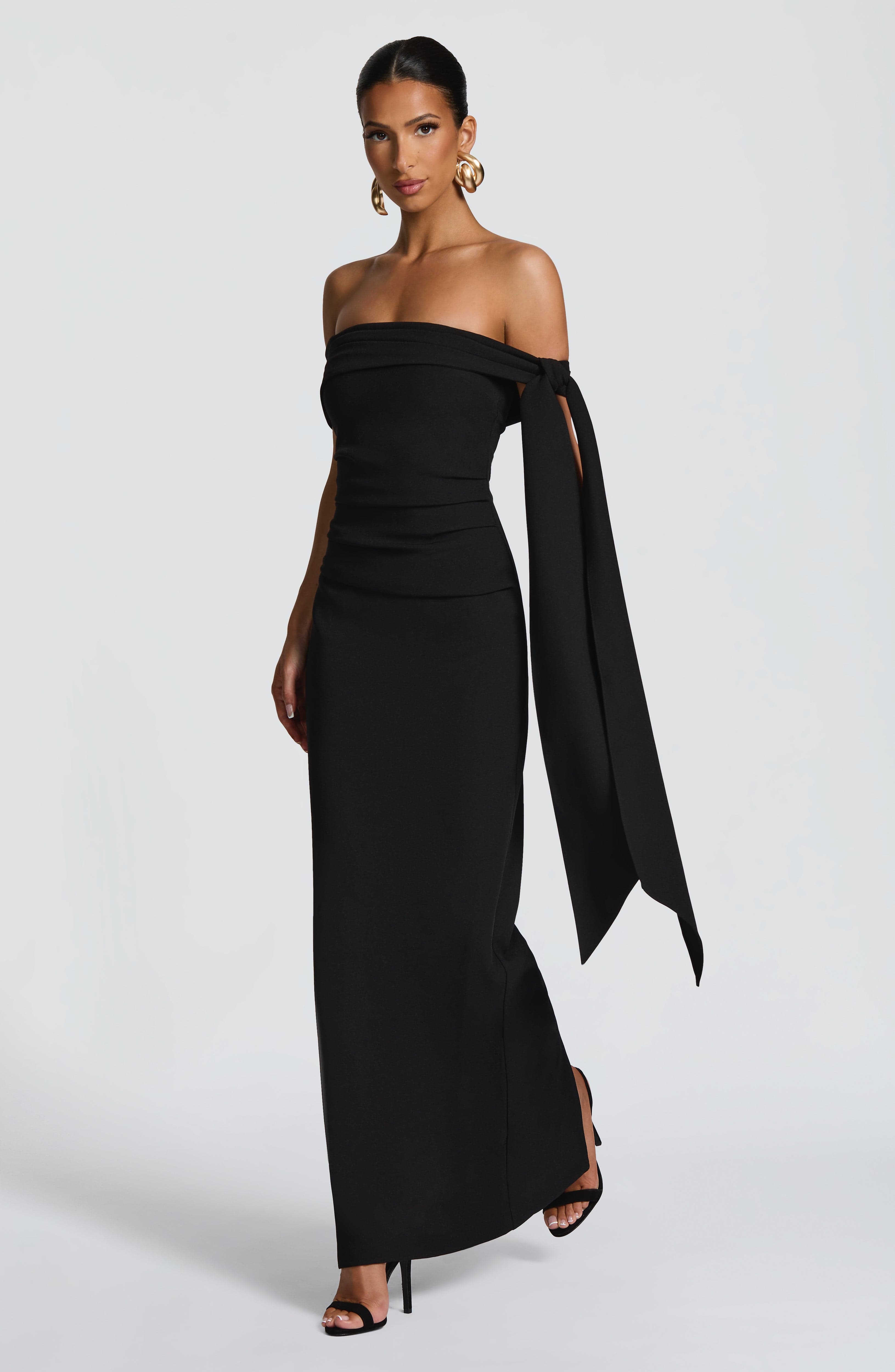 Addie Maxi Elbise - Siyah