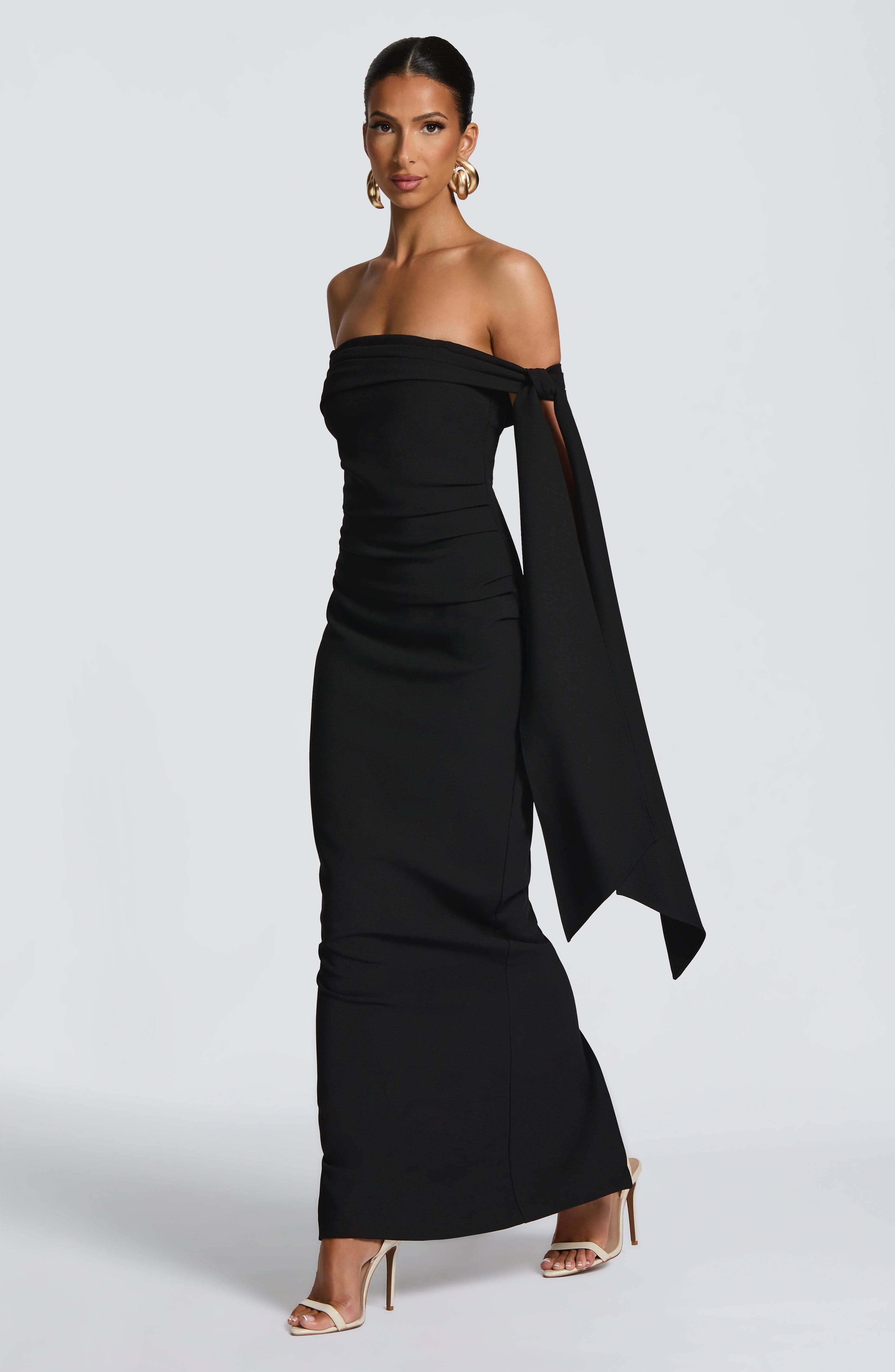 Addie Maxi Elbise - Siyah