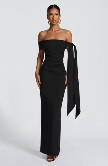 Addie Maxi Elbise - Siyah