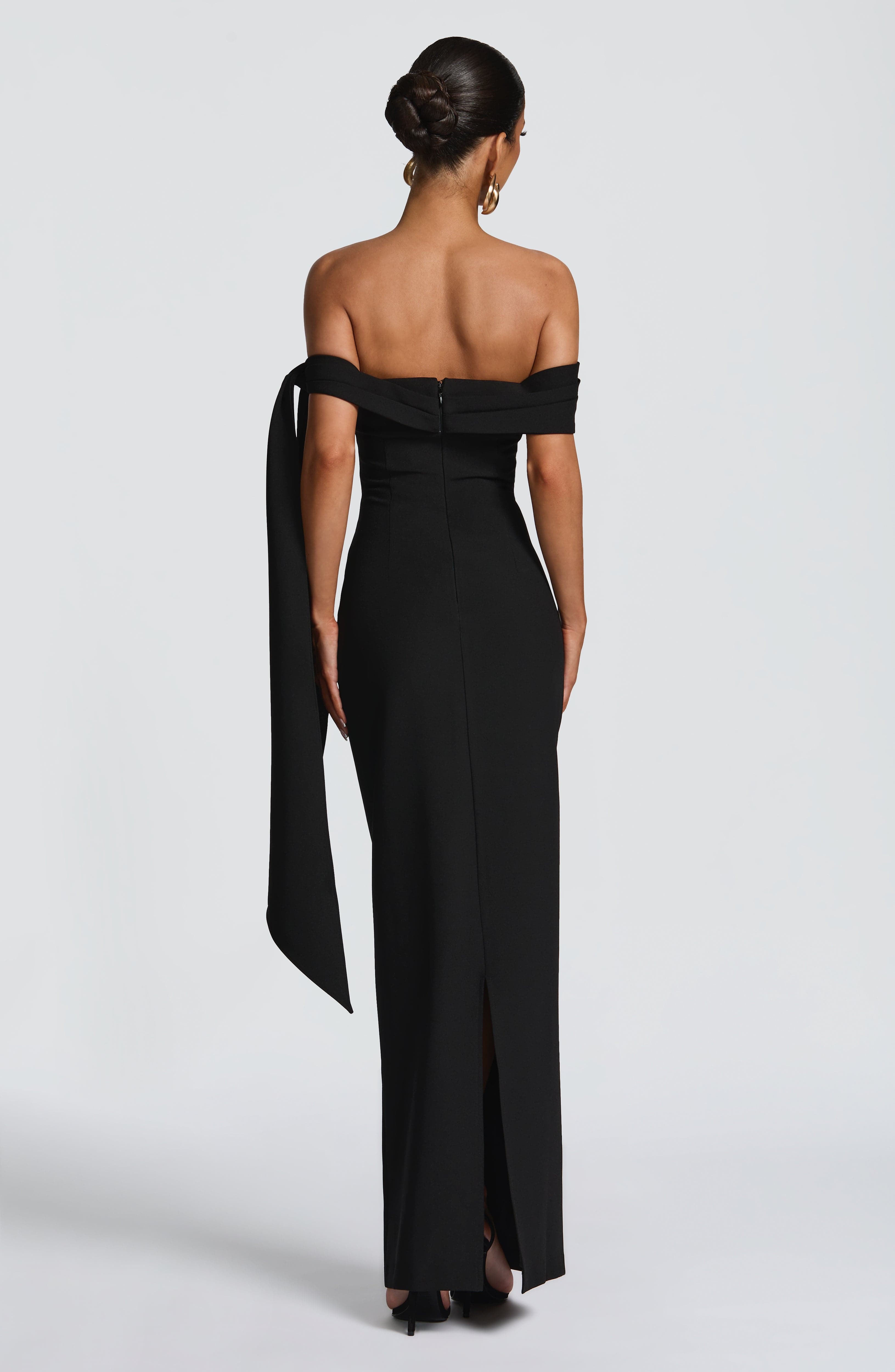 Addie Maxi Elbise - Siyah