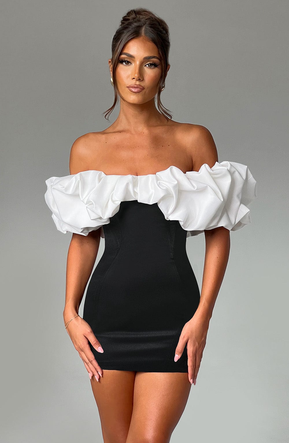 allie mini dress Allie Mini Dress in Double Cream