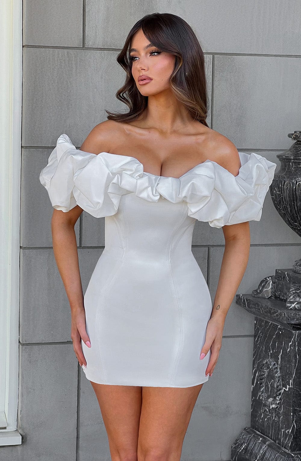 Allie Minikleid - Weiß