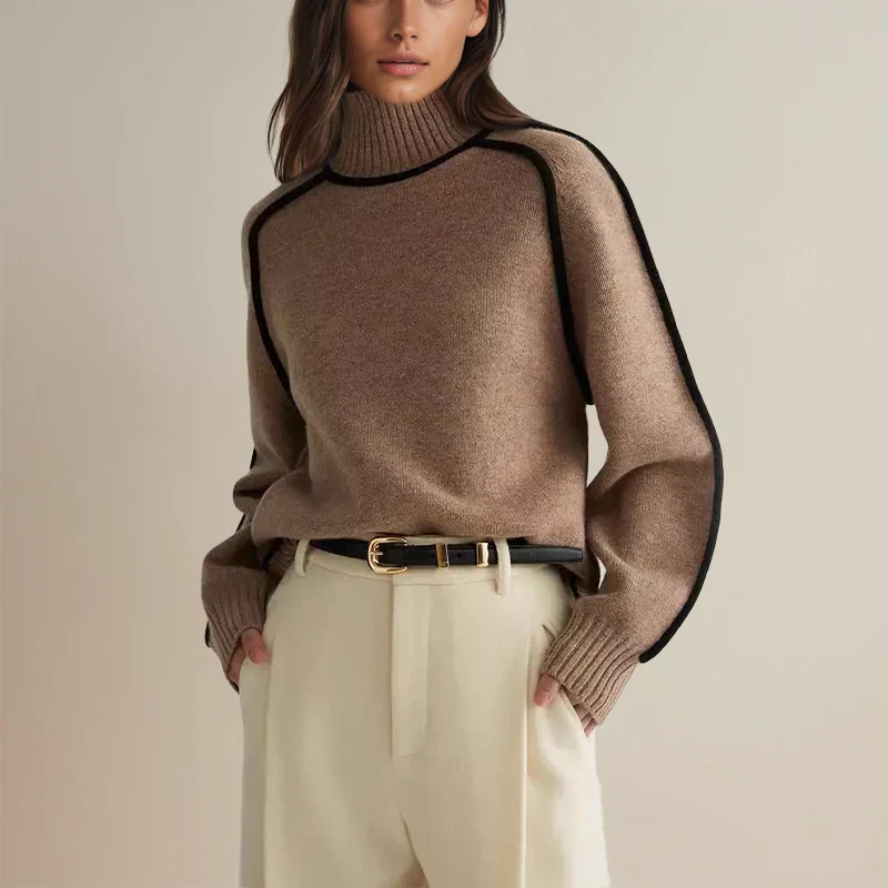 Modern Turtleneck Sweater