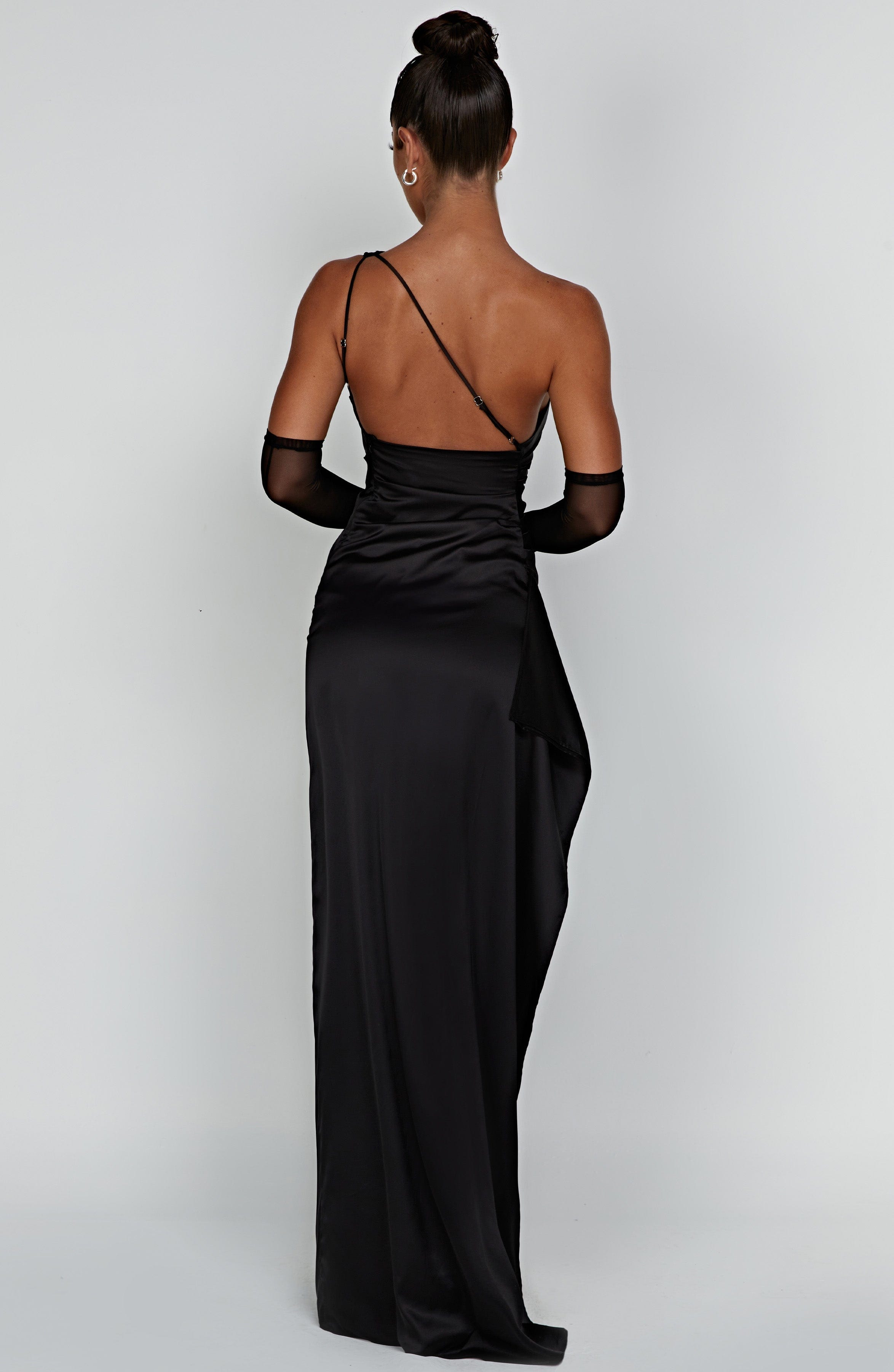 Ariel Maxikleid - Schwarz