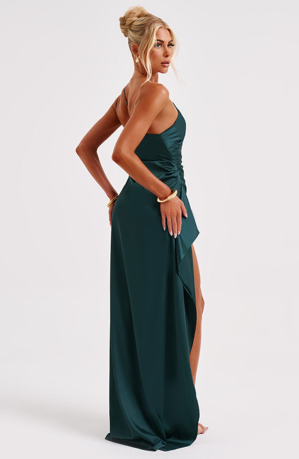 Ariel Maxikleid – Smaragdgrün