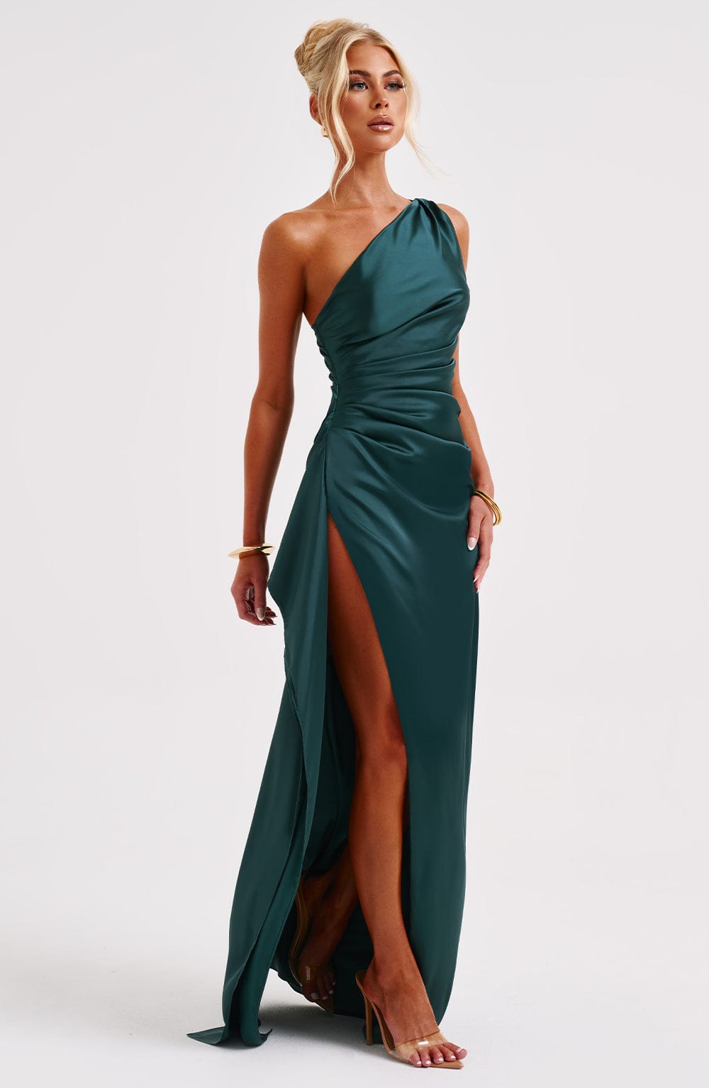 Ariel Maxikleid – Smaragdgrün