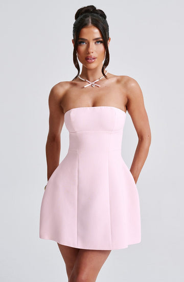 Asha Mini Dress - Pink