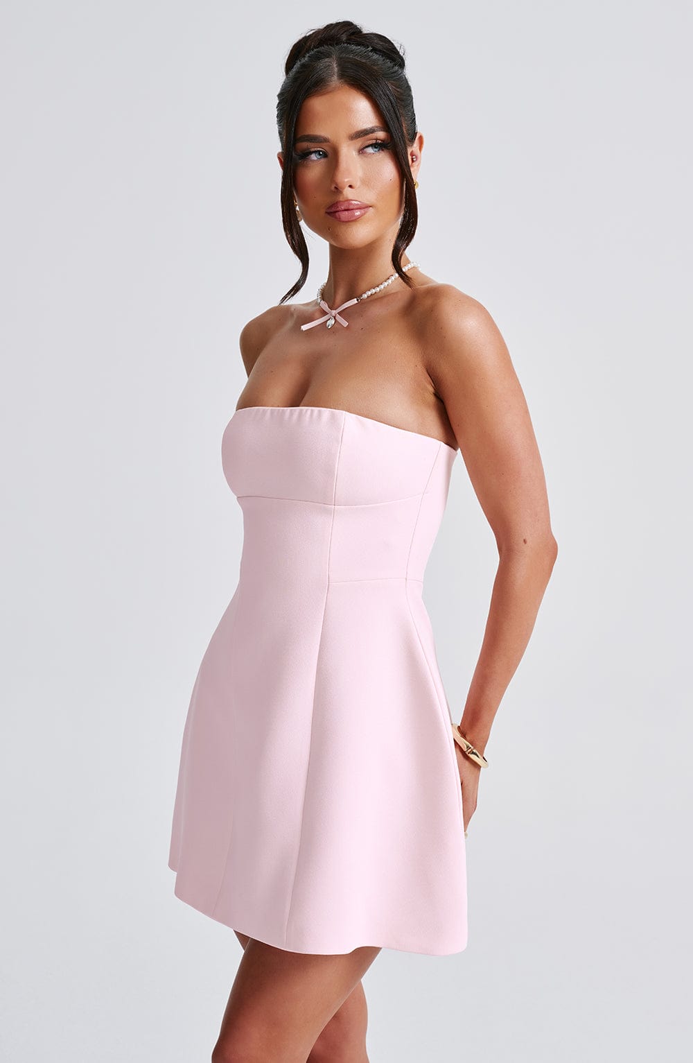 Asha Mini Dress - Pink