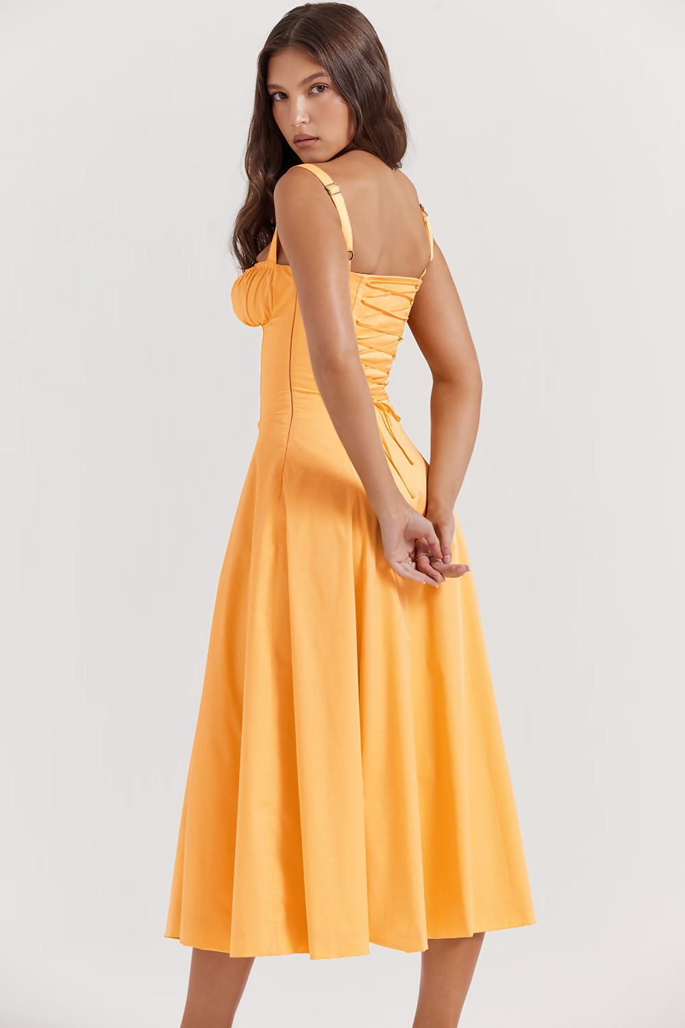 Carmen Mandalina Midi Elbise
