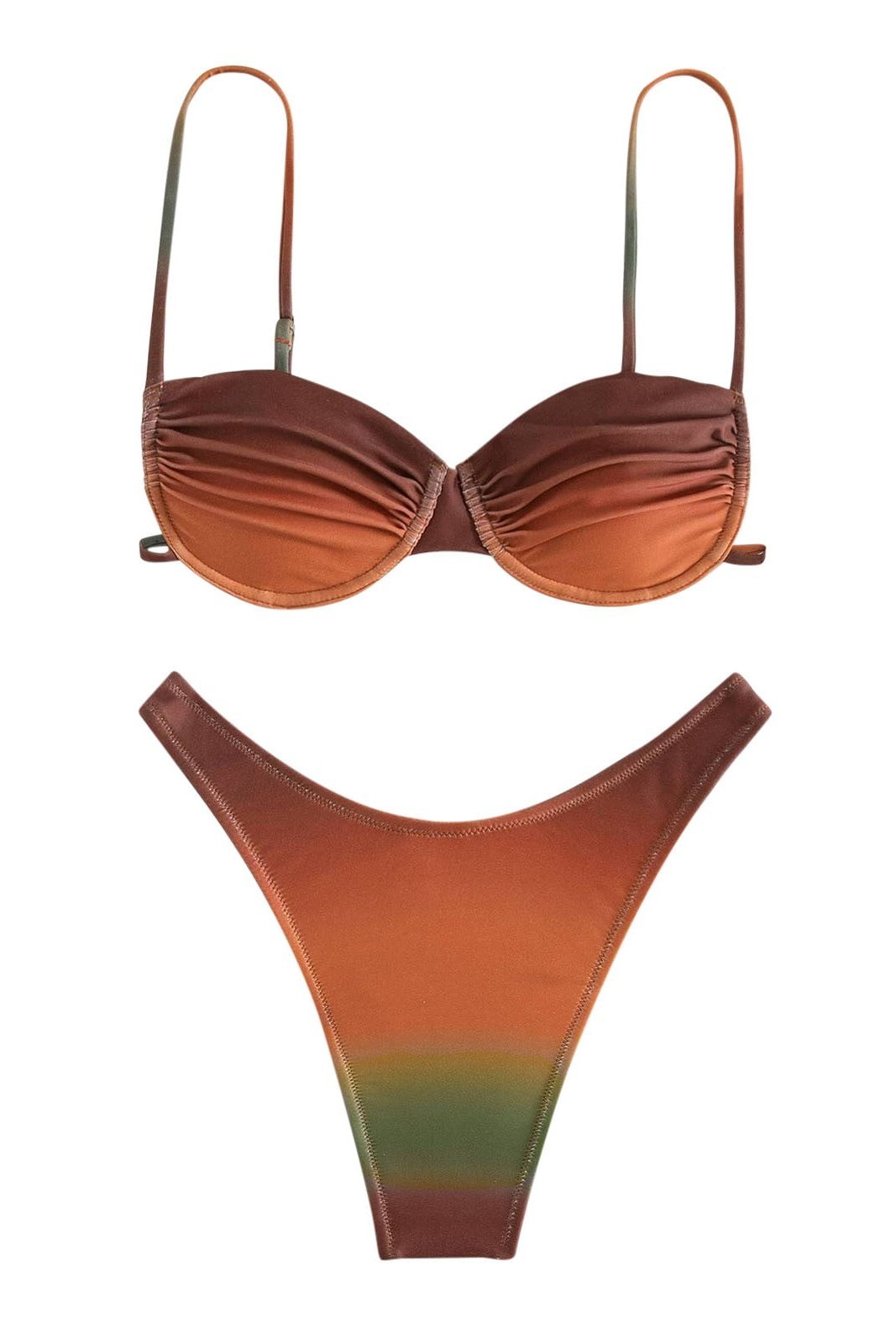 Brook Print Gradient Bikini