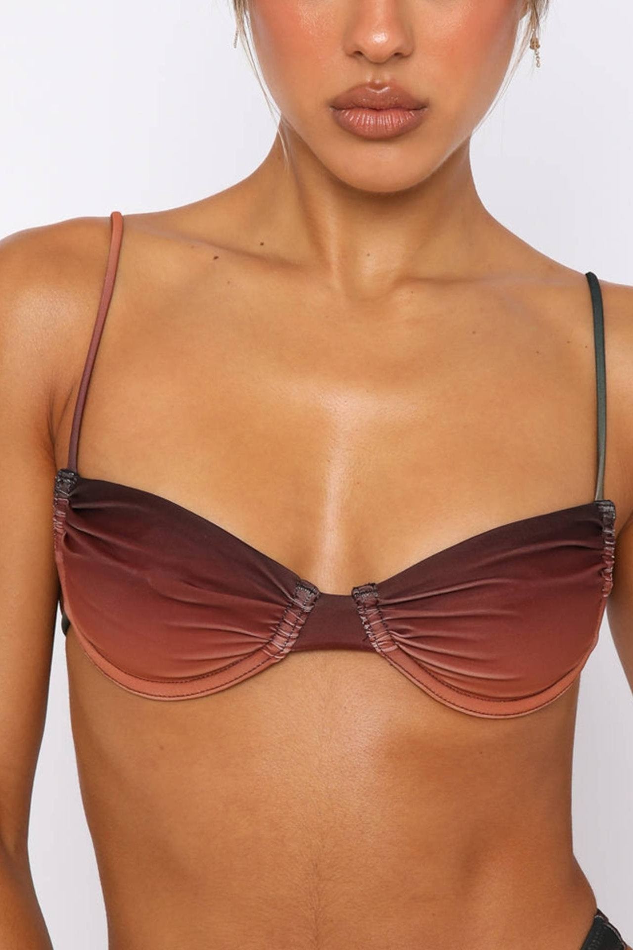 Brook Print Gradient Bikini