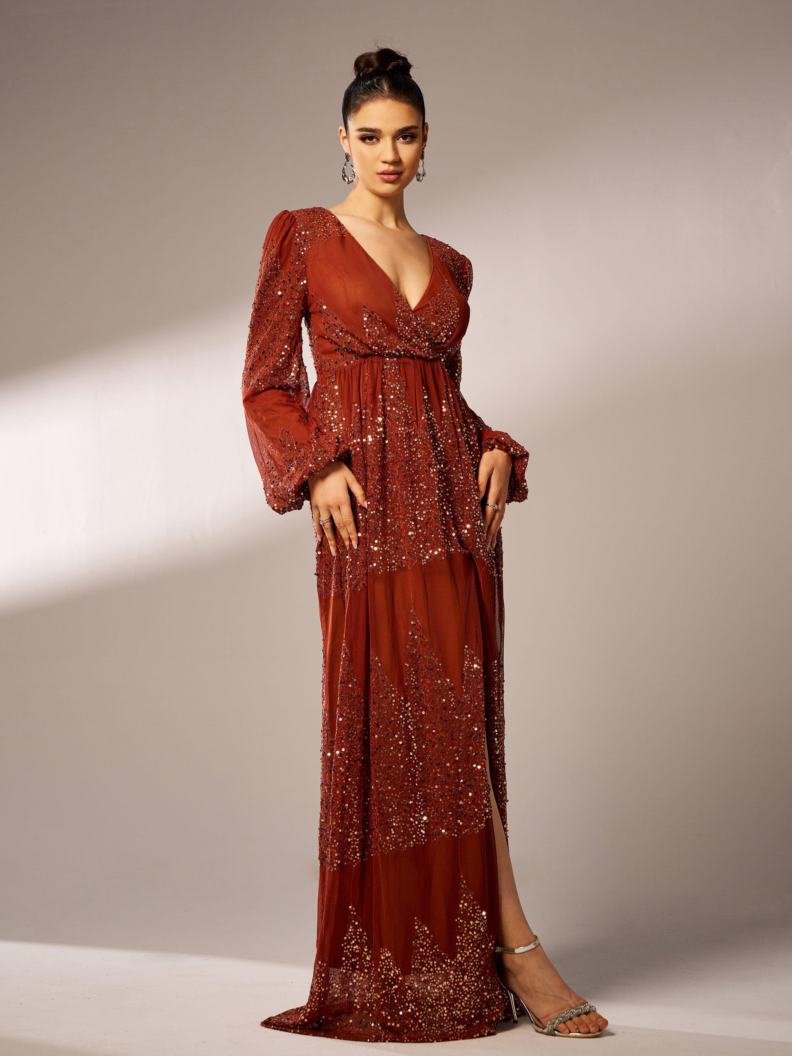 Annelise Maxi Dress with Slit