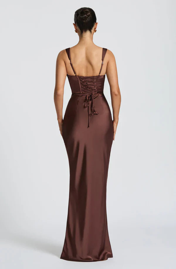 Calanthe Maxi Elbise - Yeşil