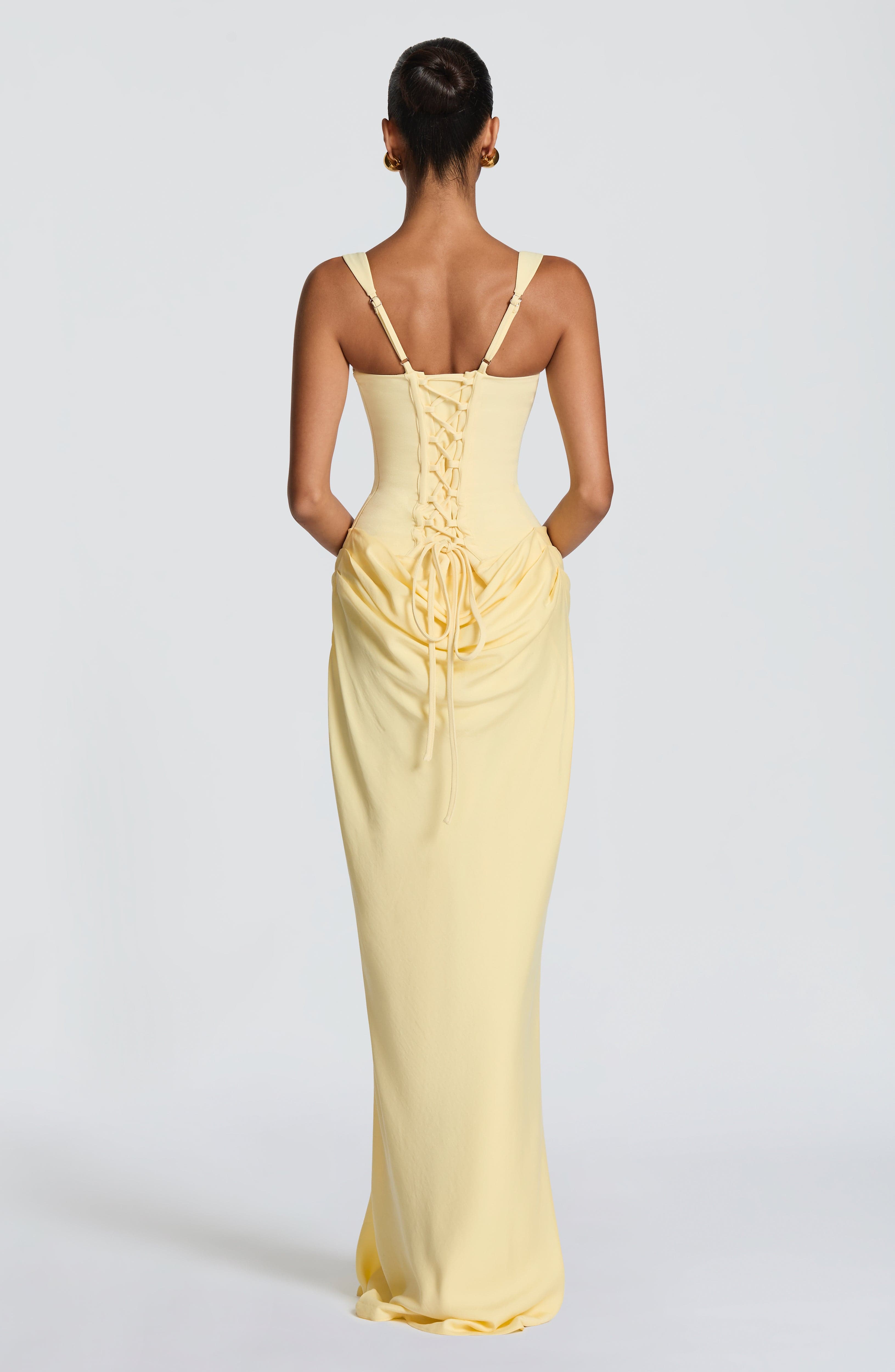 Cornelia Maxi Elbise - Limon