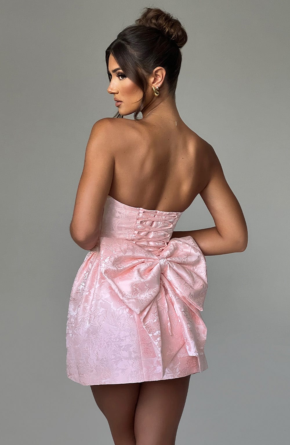 Elenora Mini Dress - Pink