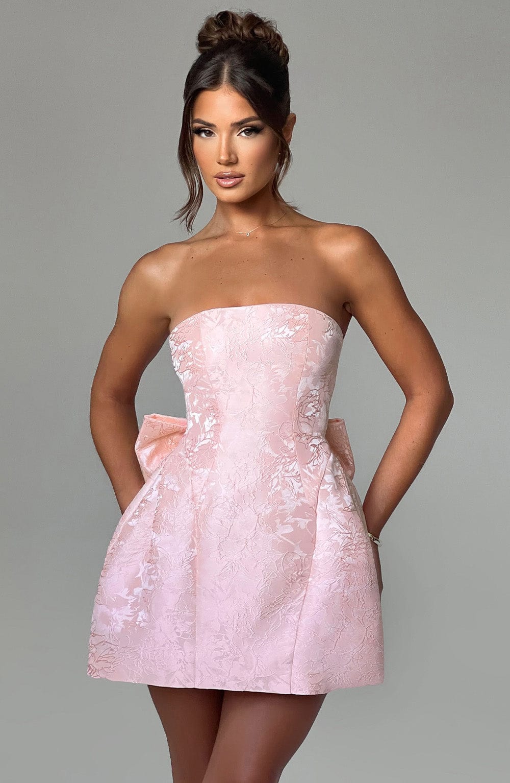 Elenora Mini Dress - Pink