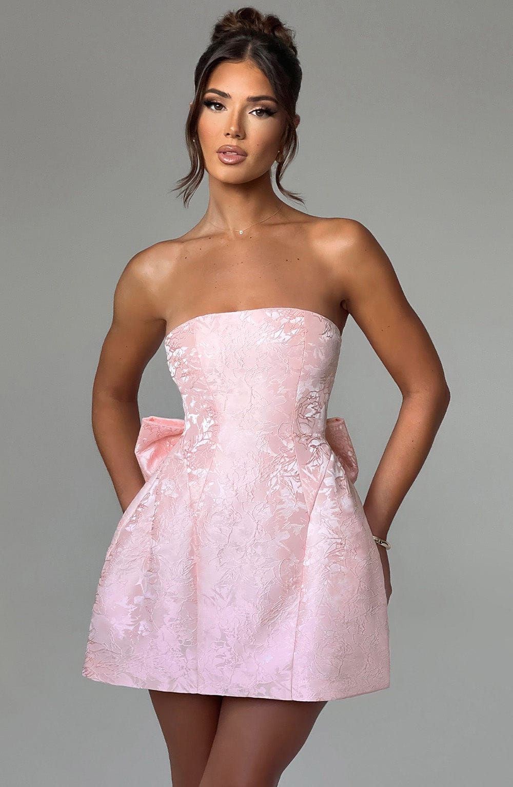 Elenora Mini Dress - Pink