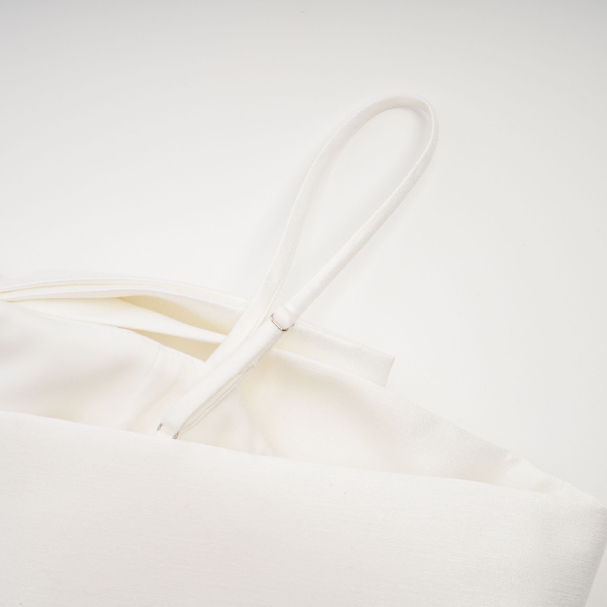 Elva White Flared Mini Dress with Bow