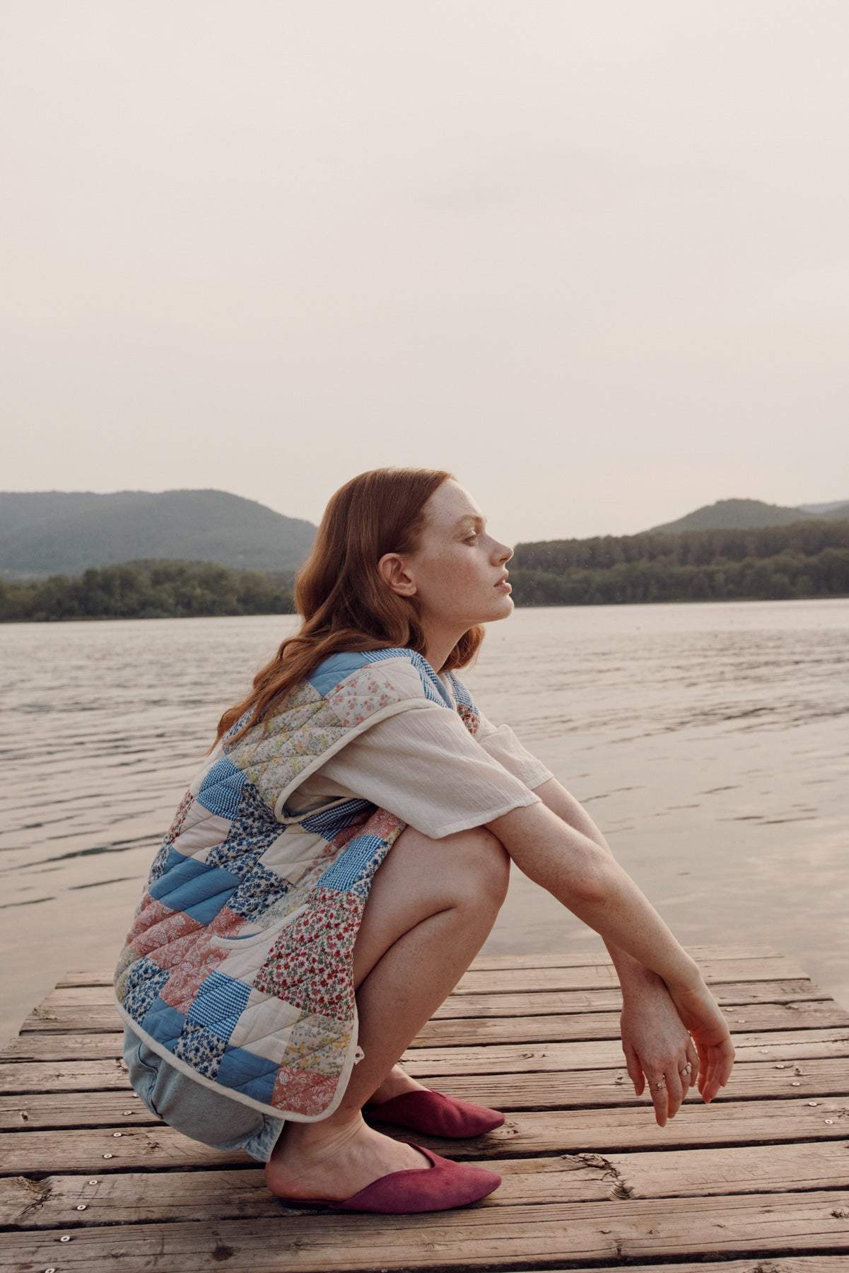 Enid Steppjacke mit Print und wandelbarem Design